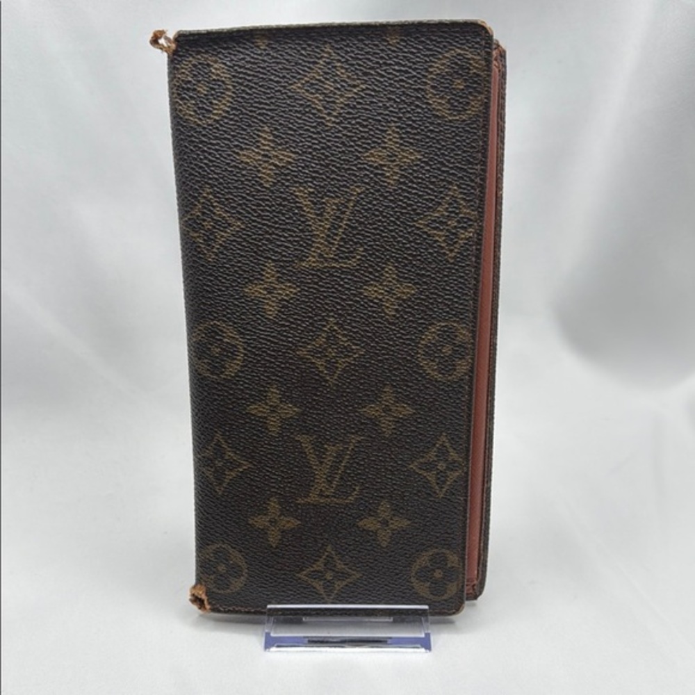 Louis Vuitton Brown Monogram CheckBook/ Long Wallet | Men’s | Pre-Owned |